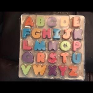 Wooden alphabet puzzle